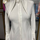 White exaggerated collar and cuffs shirt