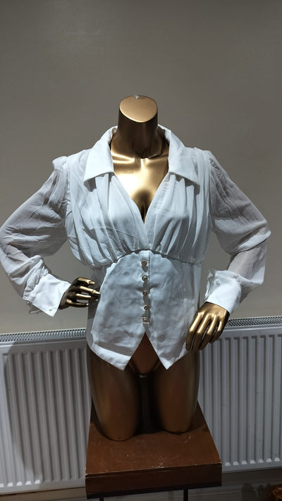 Sheer Structured Shirt