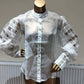 Balloon Sleeve Organza Shirt