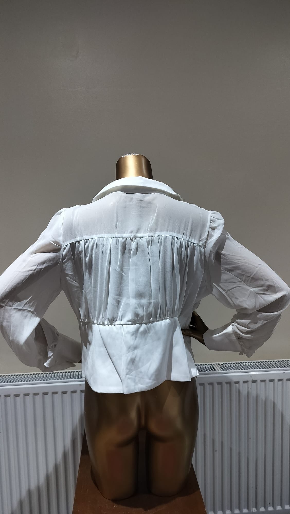 Sheer Structured Shirt