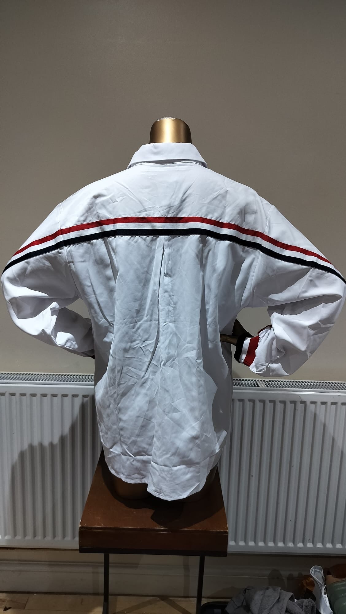 Sporty Striped Shirt with pockets